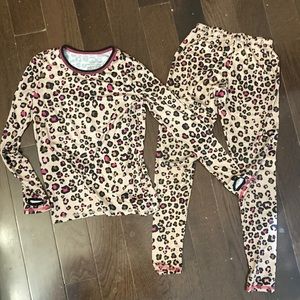 Girls kids Cuddl Duds full pajama set size S